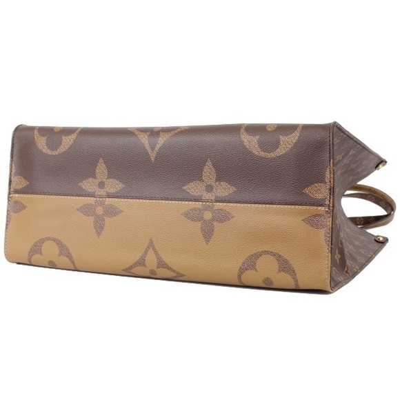 Louis Vuitton Onthego GM Reverse Monogram Giant Tote Bag Brown - Picture 3 of 6